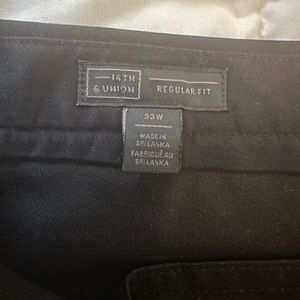 14th & Union black chino pants. Regular fit. Great condition!